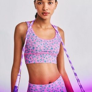 LoveShackFancy X Beach Riot Floral 2 Piece Workout Set